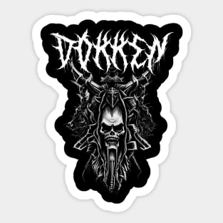 dokken Sticker